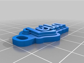 leila chaveiros personalizado 3d print model - Mito3D