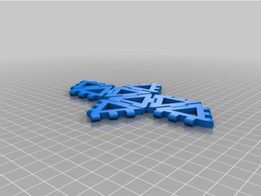 my customized hinged polyhedra math 3d print model - Mito3D