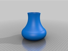 bezierconic vase openscad Container 3d print model - Mito3D