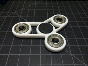 newton fidget toupie tourne en douceur mécanique les jouets roulement bureau de main spinner jouet la physique 3d print model - Mito3D