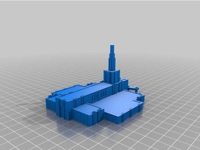 denver lds-Tempel repariert Gebäude Strukturen Kirche colorado letztere Tag Heiligen mormon Heiligtum Tempel 3d print model - Mito3D
