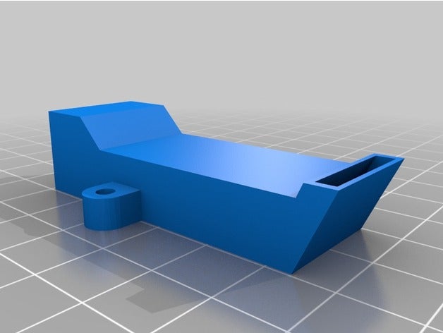 hypercube-filament-fan duct dickere Wände 3d Drucker Teile corexy lüfterverkleidung 3D print model - Mito3D