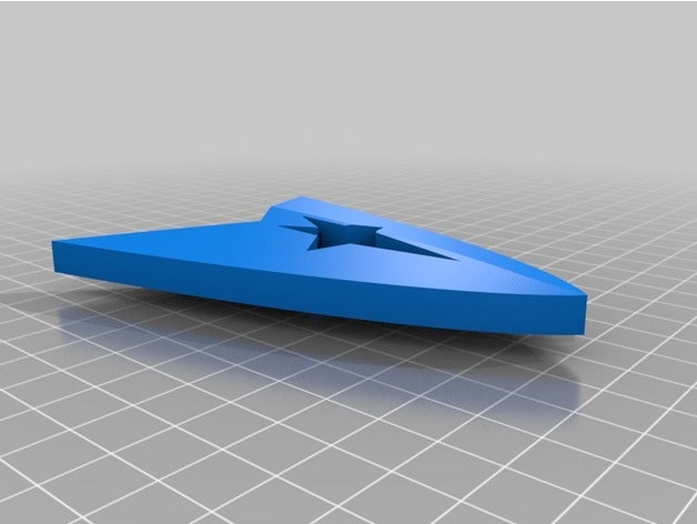 star trek tos enterprise command insignia 3d printing 3D print model - Mito3D