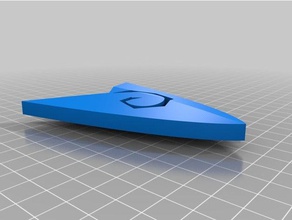 star trek tos de empresa engenharia insígnia 3d impressão 3d print model - Mito3D
