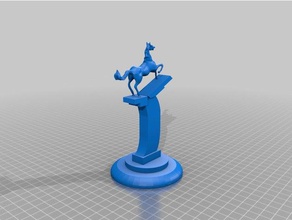 statue de cheval 3d l'impression 3d print model - Mito3D