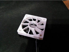 40 mm de la cubierta del ventilador 3d impresora accesorios espaciador 3d print model - Mito3D