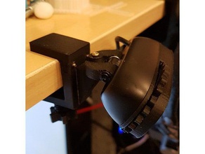 logitech c270 plateau mont de la caméra mount iso des filets vis 3d print model - Mito3D