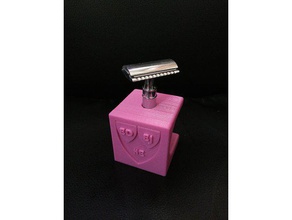 safety razor holder bathroom accessories shave shaving sink 3d print model - Mito3D