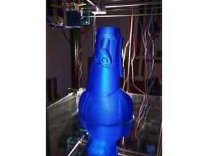 vase-Modus optimiert moai-Pflanzkübel vase Skulpturen 3d print model - Mito3D