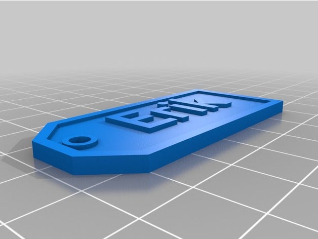 erik etiqueta de ubuntu signos logotipos personalizado 3D print model - Mito3D