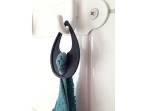 towelholder bathroom towel holder 3d print model - Mito3D