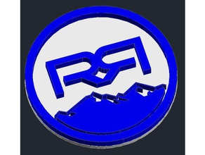rocky ridge logo Zeichen logos 3d print model - Mito3D