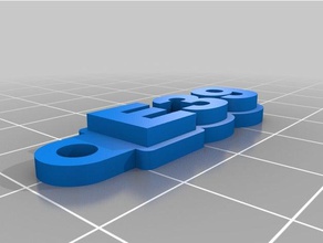 39 Schlüsselanhänger angepasst 3d print model - Mito3D