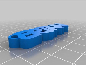 erinn Anahtarlık özelleştirilmiş 3d print model - Mito3D