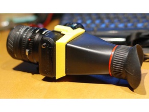 canon eos adaptador de visor 60x45mm câmara 3d print model - Mito3D