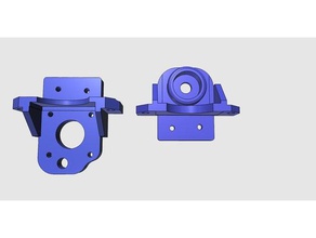axis motor mount bearing 3d printer parts 3d print model - Mito3D