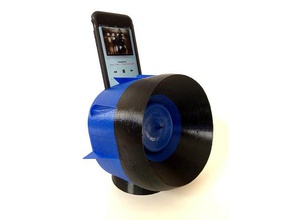sky turbine sound dock mobile telefono android di ricarica iphone amplificatore audio 3d print model - Mito3D