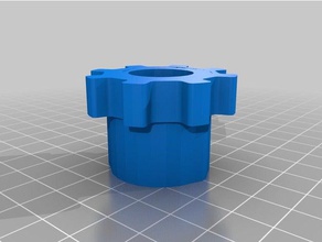 12 pvc gear cap parts pulley 3d print model - Mito3D