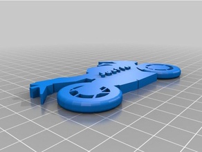 il mio personalizzato tuo nome in moto portachiavi i segni loghi 3d print model - Mito3D