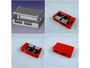 box usb step down module charger electronics 3d print model - Mito3D
