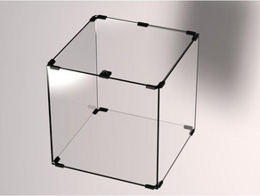 Halter Glas-aquarium hobby 3d print model - Mito3D