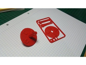 dreidel kit business card construction toys assemble dascalu hanukkah holiday snapout 3d print model - Mito3D