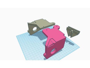 anet a8 x-axis brackets remix 3d printer accessories bracket stabalizer 3d print model - Mito3D