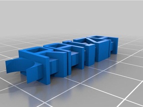raiza llavero organización personalizado 3d print model - Mito3D