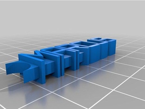 marcus keychain organization customized 3d print model - Mito3D