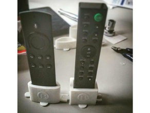 modular remote holder- firetv firestick apple tv sony theater gadgets remixchallenge sound bar 3d print model - Mito3D