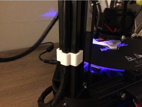 delta impresora 3d clip de cable Impresora accesorios anycubic kossel gestión cables el 3d print model - Mito3D