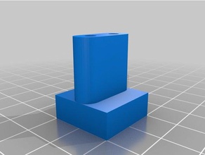 thru sırtlık ayarlanabilir gpu destek kolu delikli bilgisayar 3d print model - Mito3D