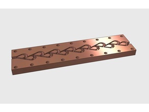 tesla valve engineering mechanical science 3d print model - Mito3D