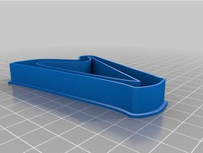 harp kurabiye kalıbı mutfak ve yemek çerez kesici 3d print model - Mito3D