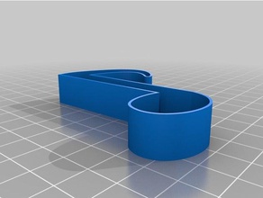 einzelne achtelnote cookie-cutter Küche und Esszimmer cookie cutter 3d print model - Mito3D