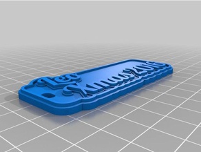 leo keychains customized 3d print model - Mito3D