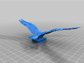 eagle fetish flauto dei nativi americani segni e loghi aquila figura feticcio il 3d print model - Mito3D