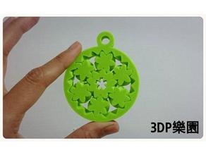 sakura engrenagem de anel a moda arte personalizado flor 3d print model - Mito3D
