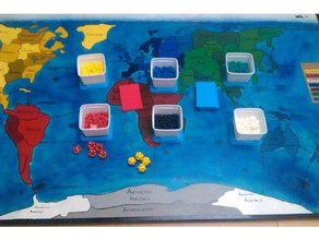 risk board gioco di pedine giocattolo & accessori da tavolo giochi pedone pezzi rischio 3d print model - Mito3D