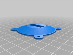 9 ayna deliği plakası ev 3dprintable doir kapı anahtar bölüm yedek 3d print model - Mito3D