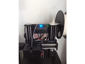 trinus soporte de bobina filamento guía Impresora 3d accesorios el la kodama spoolholder 3d print model - Mito3D