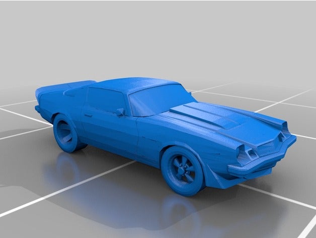 chevrolet camaro 1977 vehicles american car chevy muscle sportscar 3D print model - Mito3D