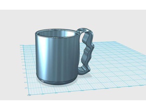 Kaffeebecher Kunst 3d print model - Mito3D