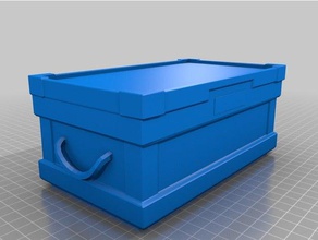 pas büyük kutu oyunlar kutusu göğüs oyun hazine sandığı 3d print model - Mito3D