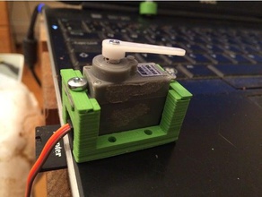 servomotor Halter in der Robotik 3d print model - Mito3D
