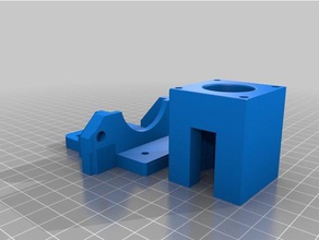 asse y motor mount letto Stampante 3d parti 3d print model - Mito3D