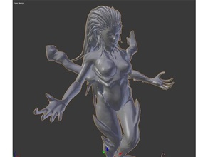 kerrigan alt sörf vücut heykeller 3d print model - Mito3D