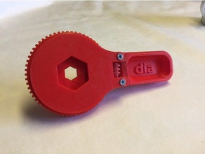 diafragma wrench hand tools remixchallenge tool 3d print model - Mito3D