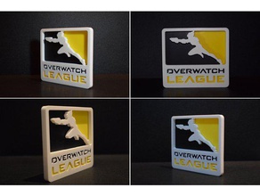 overwatch league jogos de vídeo overwatchleague 3d print model - Mito3D