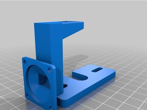 e3d v6 volcano side fan 3d printer parts mount 3d print model - Mito3D
